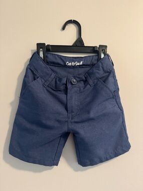 Cat & Jack Navy Blue Boys Dress Shorts